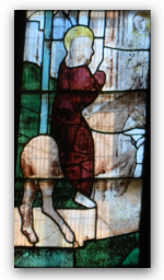 Jesus enters Jerusalem Window 5